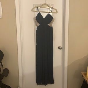 Long dress with jewel detail